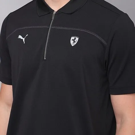 Puma Ferrari zip Collar Tshirt