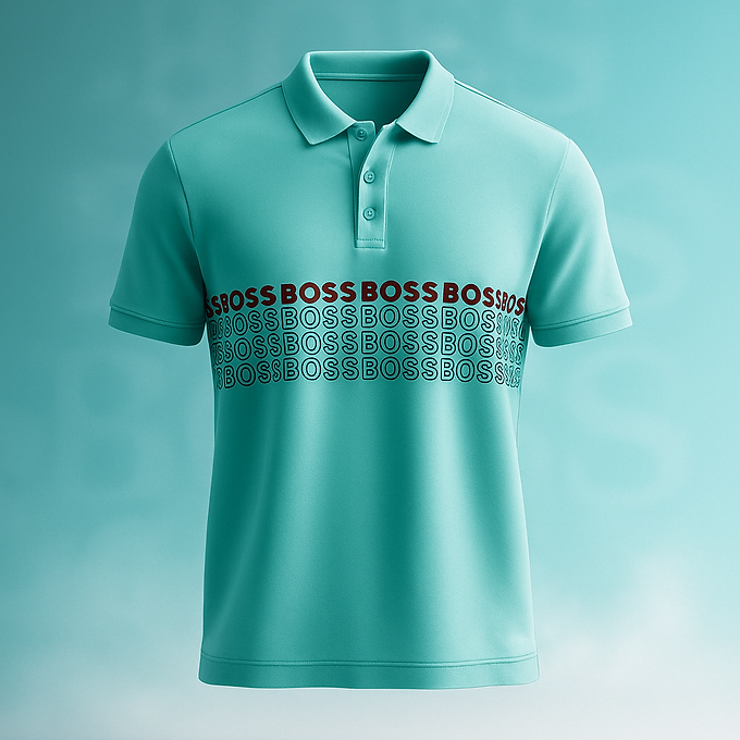 BOSS Classic Collar T-Shirt with Subtle Logo Detail