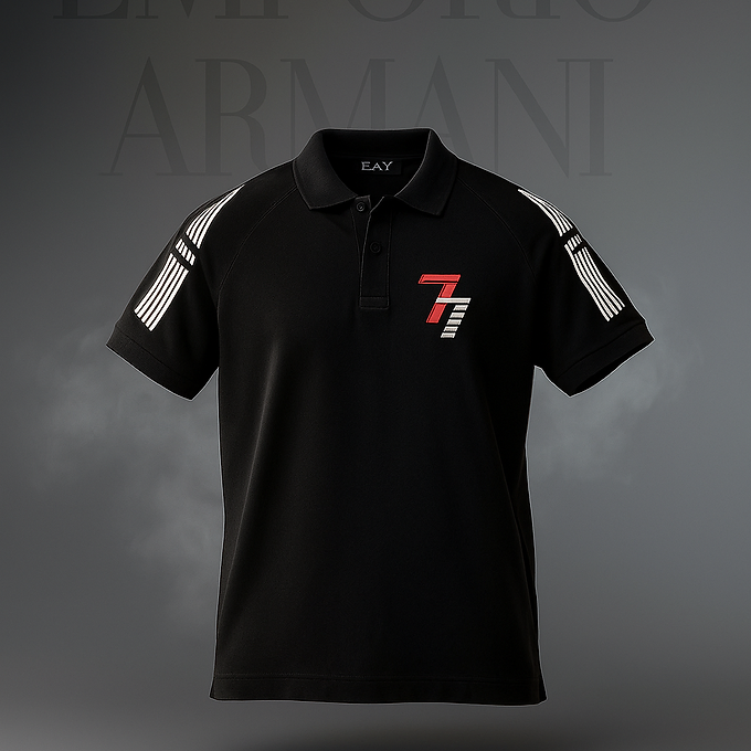 Emporio Armani collar T-shirt